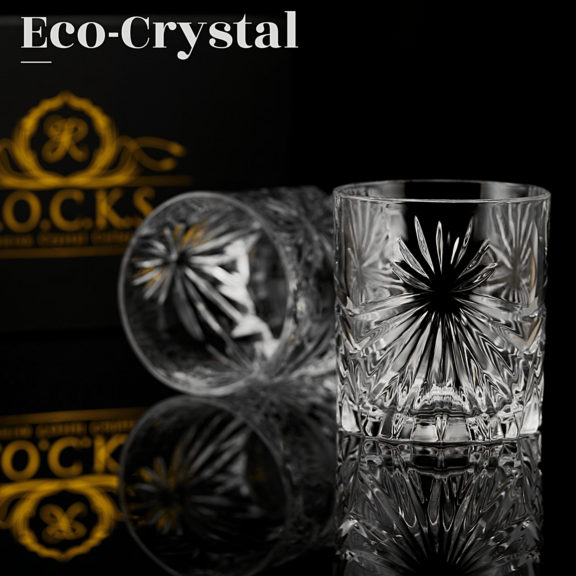 ROCKS Whiskey Chilling Stones ROCKS Whiskey Chilling Stones - The Privilege Collection - Soleil Whiskey Glass Edition