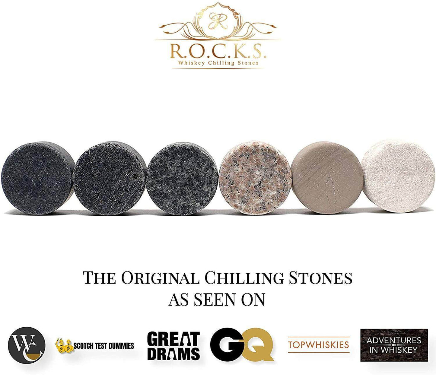 ROCKS Whiskey Chilling Stones ROCKS Whiskey Chilling Stones - The Rocks x Whiskey Trivia Quiz Gift Set