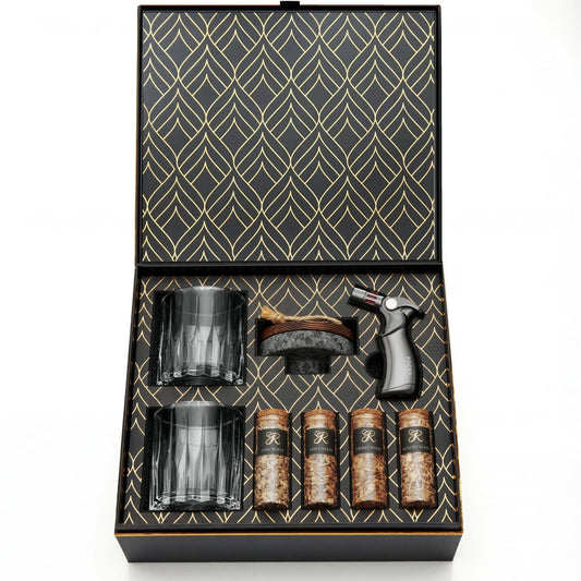 ROCKS Whiskey Chilling Stones ROCKS Whiskey Chilling Stones - The Whiskey & Cocktail Smoker Kit Gift Set