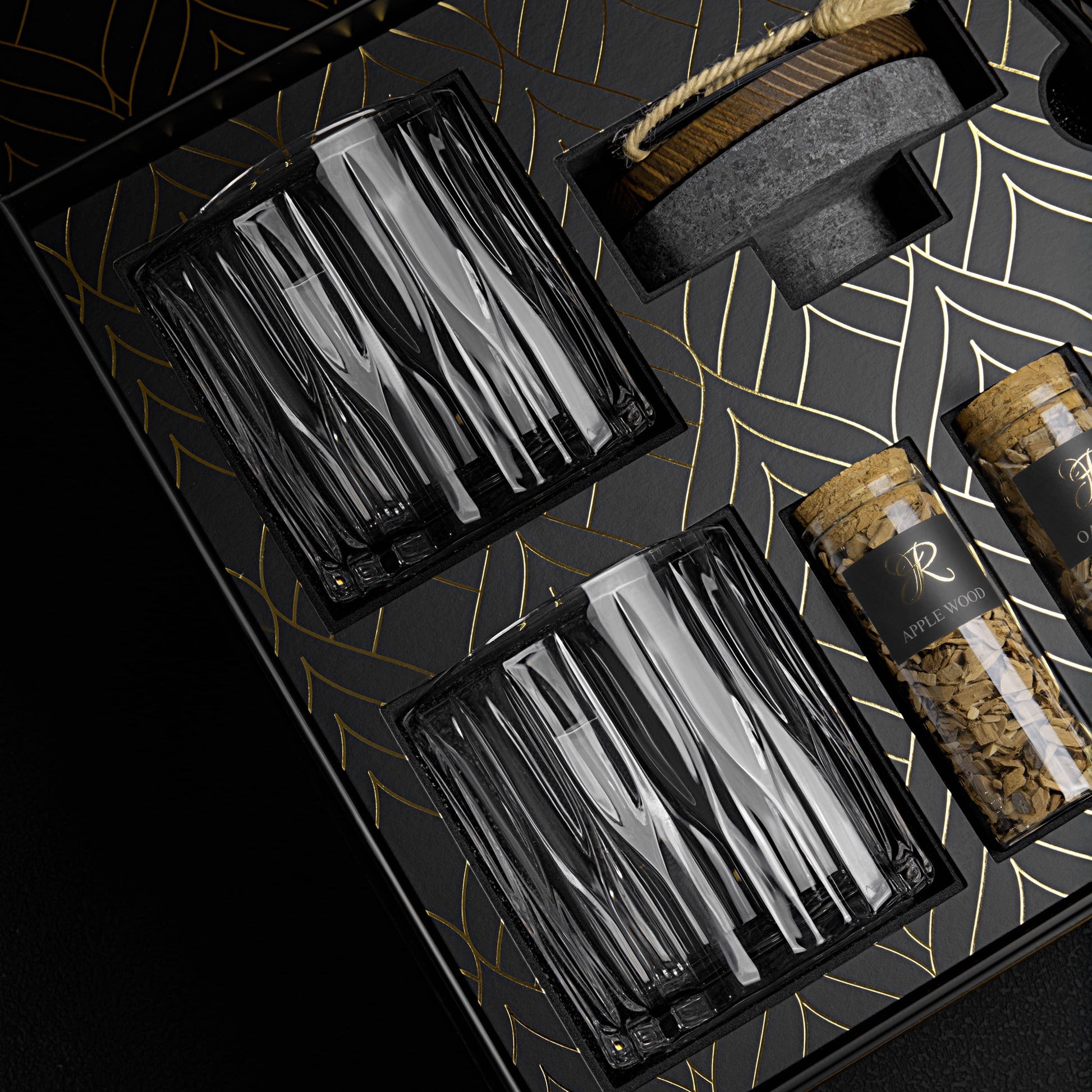 ROCKS Whiskey Chilling Stones ROCKS Whiskey Chilling Stones - The Whiskey & Cocktail Smoker Kit Gift Set