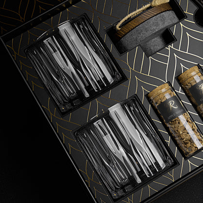 ROCKS Whiskey Chilling Stones ROCKS Whiskey Chilling Stones - The Whiskey & Cocktail Smoker Kit Gift Set