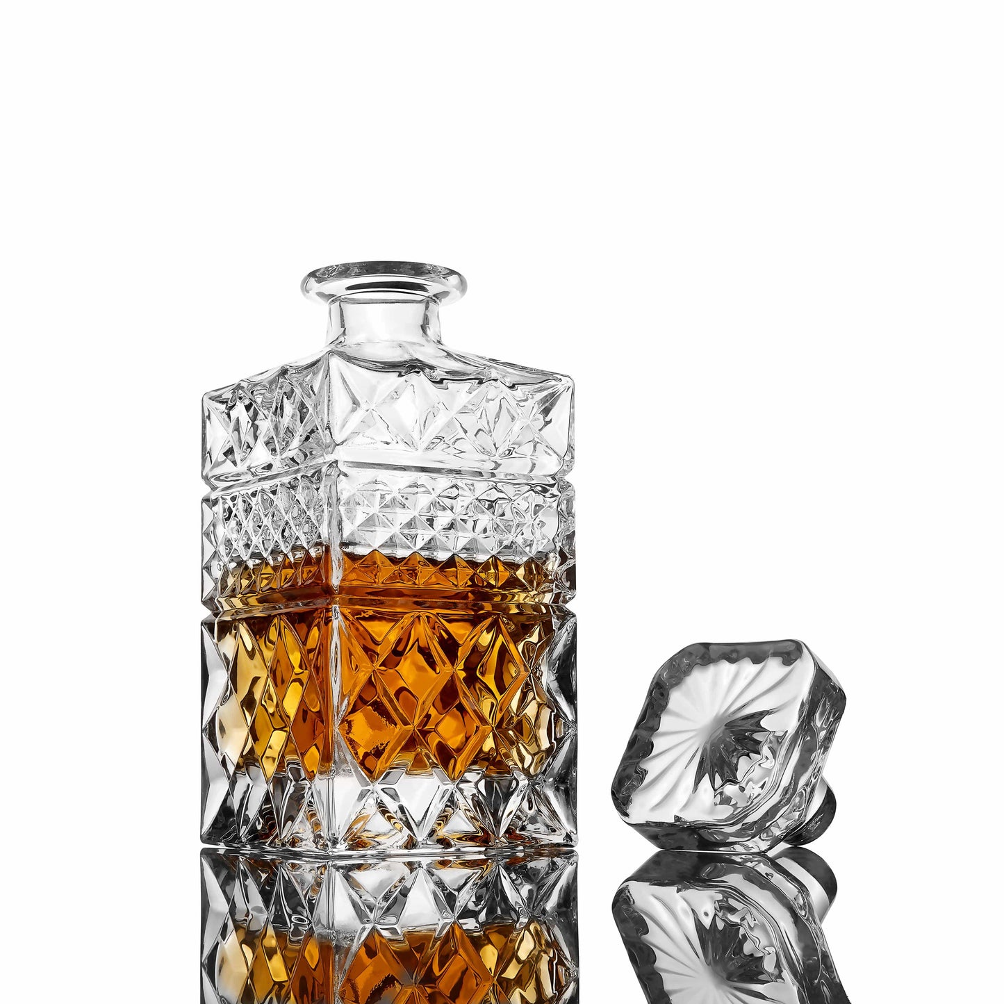 ROCKS Whiskey Chilling Stones ROCKS Whiskey Chilling Stones - Whiskey Decanter With Glasses & Chilling Stones Gift Set