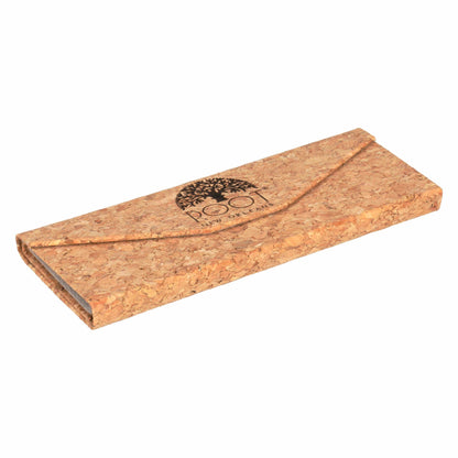 Root Sustainable Wooden Accessories LLC. Root Sustainable Wooden Accessories LLC. - CORK SUNGLASSE CASE | FOLDABLE