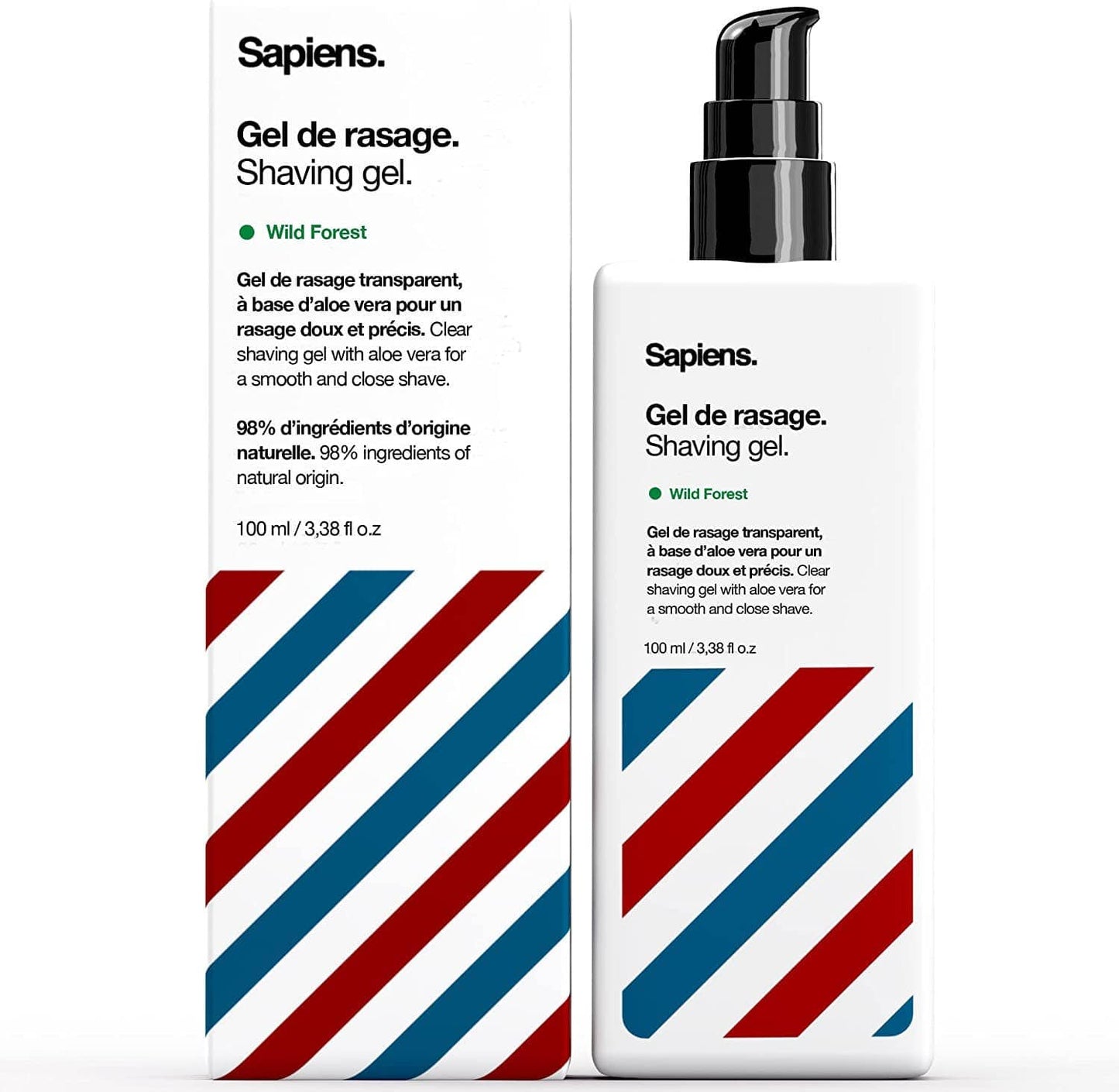 Sapiens. Sapiens. - Gel de rasage transparent 100ml - Frais X Boisé