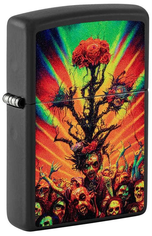 Scorpio Posters Scorpio Posters - Abstract Zombie Design Zippo Lighter