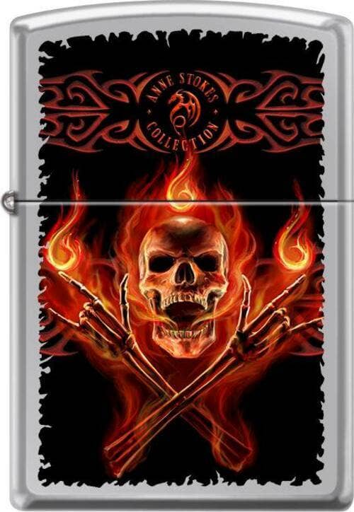 Scorpio Posters Scorpio Posters - Anne Stokes High Polish Chrome Zippo Lighter