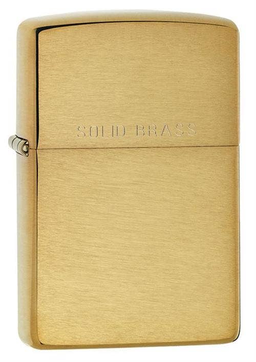 Scorpio Posters Scorpio Posters - Brushed Brass Solid - Zippo Lighter