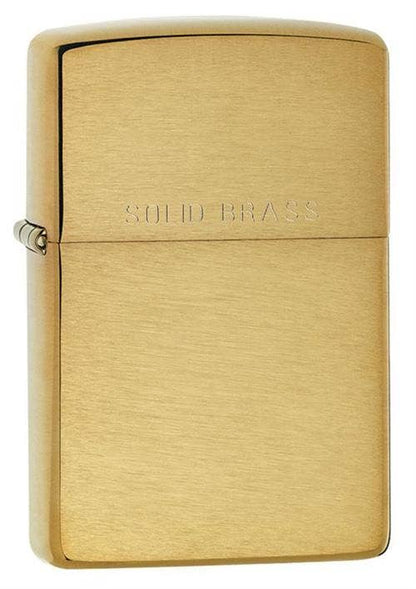 Scorpio Posters Scorpio Posters - Brushed Brass Solid - Zippo Lighter