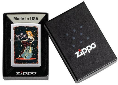 Scorpio Posters Scorpio Posters - Cool Chick Satin Chrome Zippo Lighter