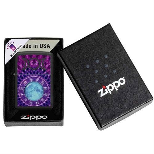 Scorpio Posters Scorpio Posters - Glowing Zodiac Design Blacklight Zippo Lighter