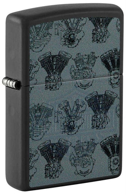 Scorpio Posters Scorpio Posters - Harley-Davidson Glow in the Dark Design Zippo Lighter