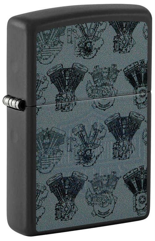 Scorpio Posters Scorpio Posters - Harley-Davidson Glow in the Dark Design Zippo Lighter