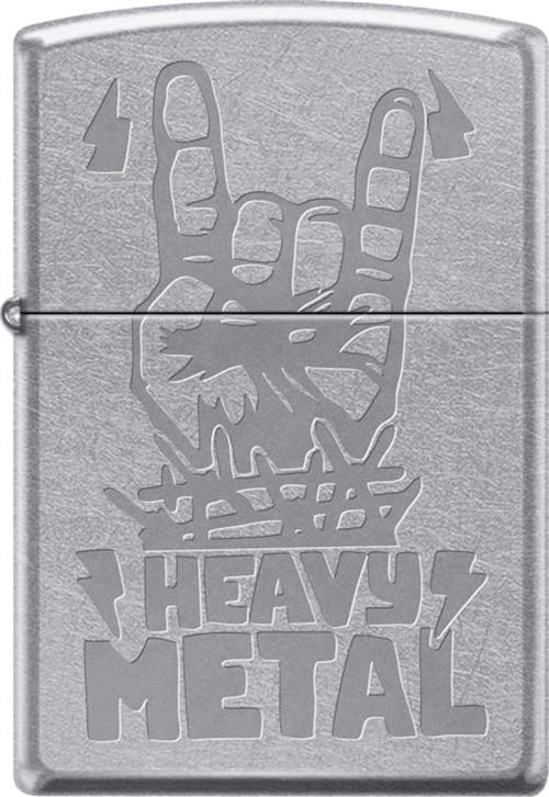 Scorpio Posters Scorpio Posters - Heavy Metal Fingers Street Chrome Lighter