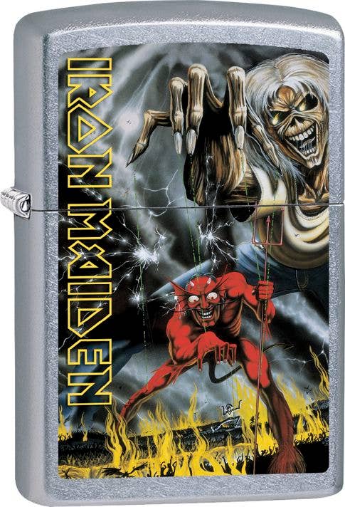 Scorpio Posters Scorpio Posters - Iron Maiden Street Chrome  Zippo Lighter