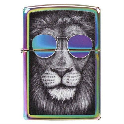Scorpio Posters Scorpio Posters - Lion in Sunglasses Zippo Lighter