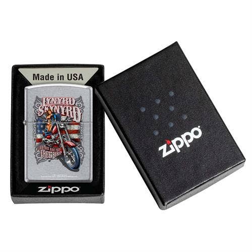 Scorpio Posters Scorpio Posters - Lynyrd Skynyrd Classic Street Chrome Zippo Lighter