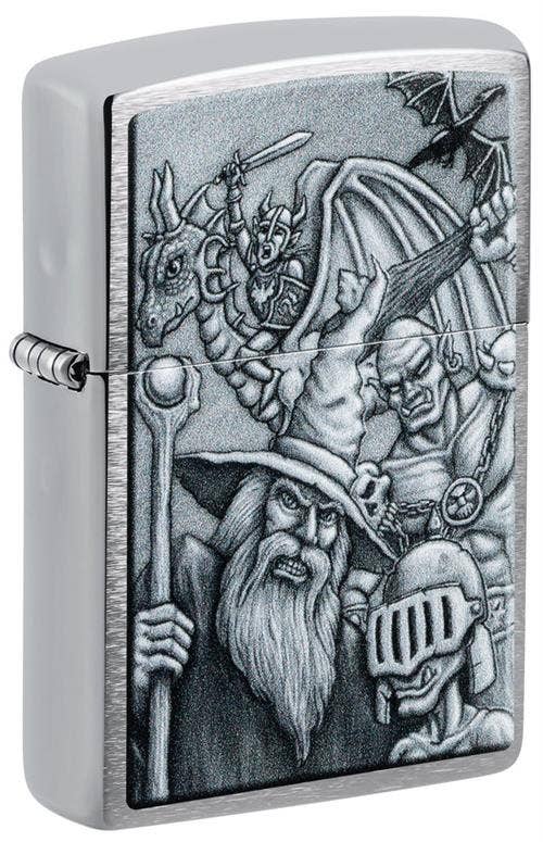 Scorpio Posters Scorpio Posters - Mystical Beings  Brushed Chrome Zippo Lighter