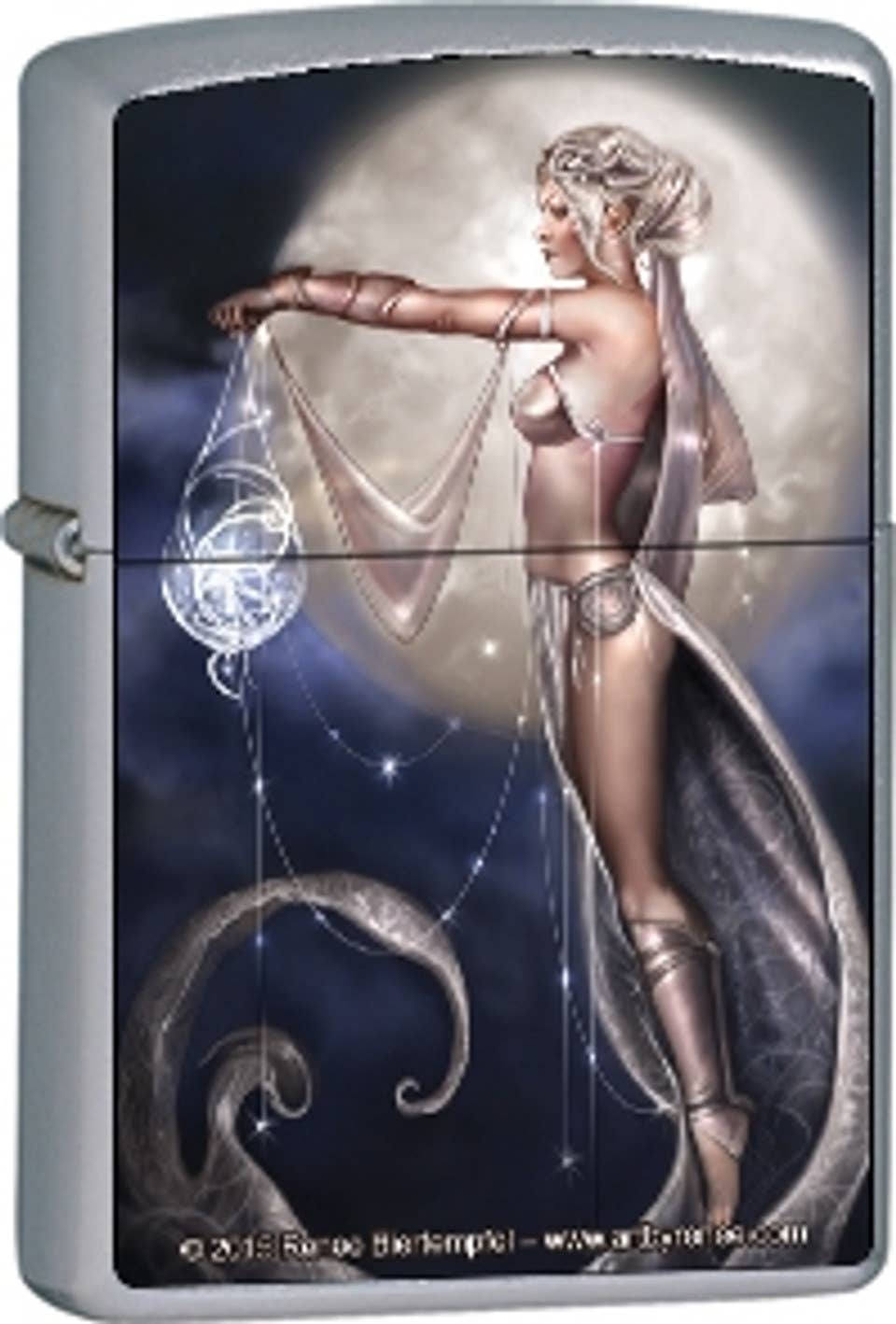 Scorpio Posters Scorpio Posters - Star Weaver -  Brushed Chrome Zippo Lighter