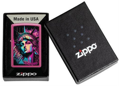 Scorpio Posters Scorpio Posters - Statue of Liberty Zippo Lighter
