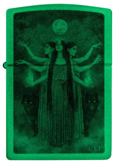 Scorpio Posters Scorpio Posters - Victoria Francs Hecate Glow in the Dark Zippo Lighter