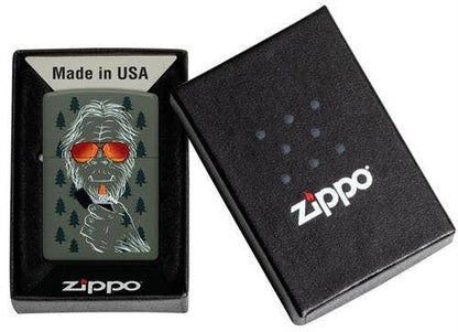 Scorpio Posters Scorpio Posters - Zipsquatch Design Green Matte Zippo Lighter