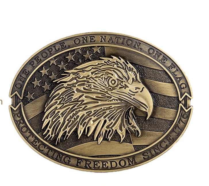 SimpleNGreat SimpleNGreat - American Eagle Belt Buckle 1783: Bronze