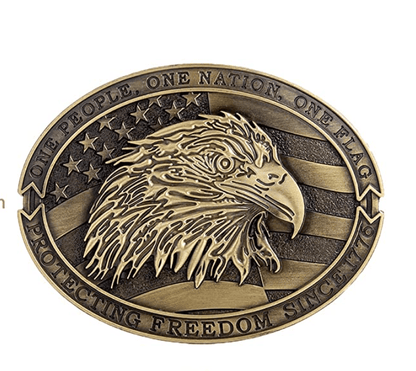 SimpleNGreat SimpleNGreat - American Eagle Belt Buckle 1783: Bronze