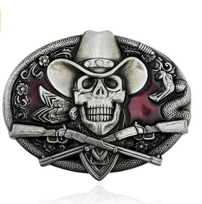 SimpleNGreat SimpleNGreat - The 2nd Amendment Belt Buckle  1234: ANTIQUE SILVER