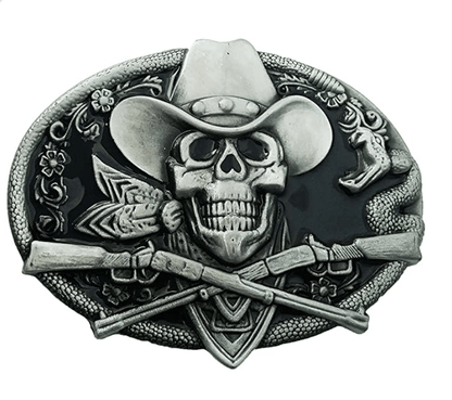 SimpleNGreat SimpleNGreat - The 2nd Amendment Belt Buckle  1234: ANTIQUE SILVER