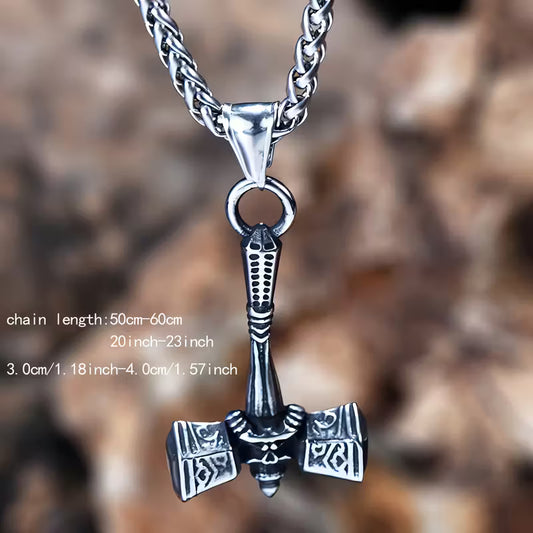 Thors Skull Hammer Necklace