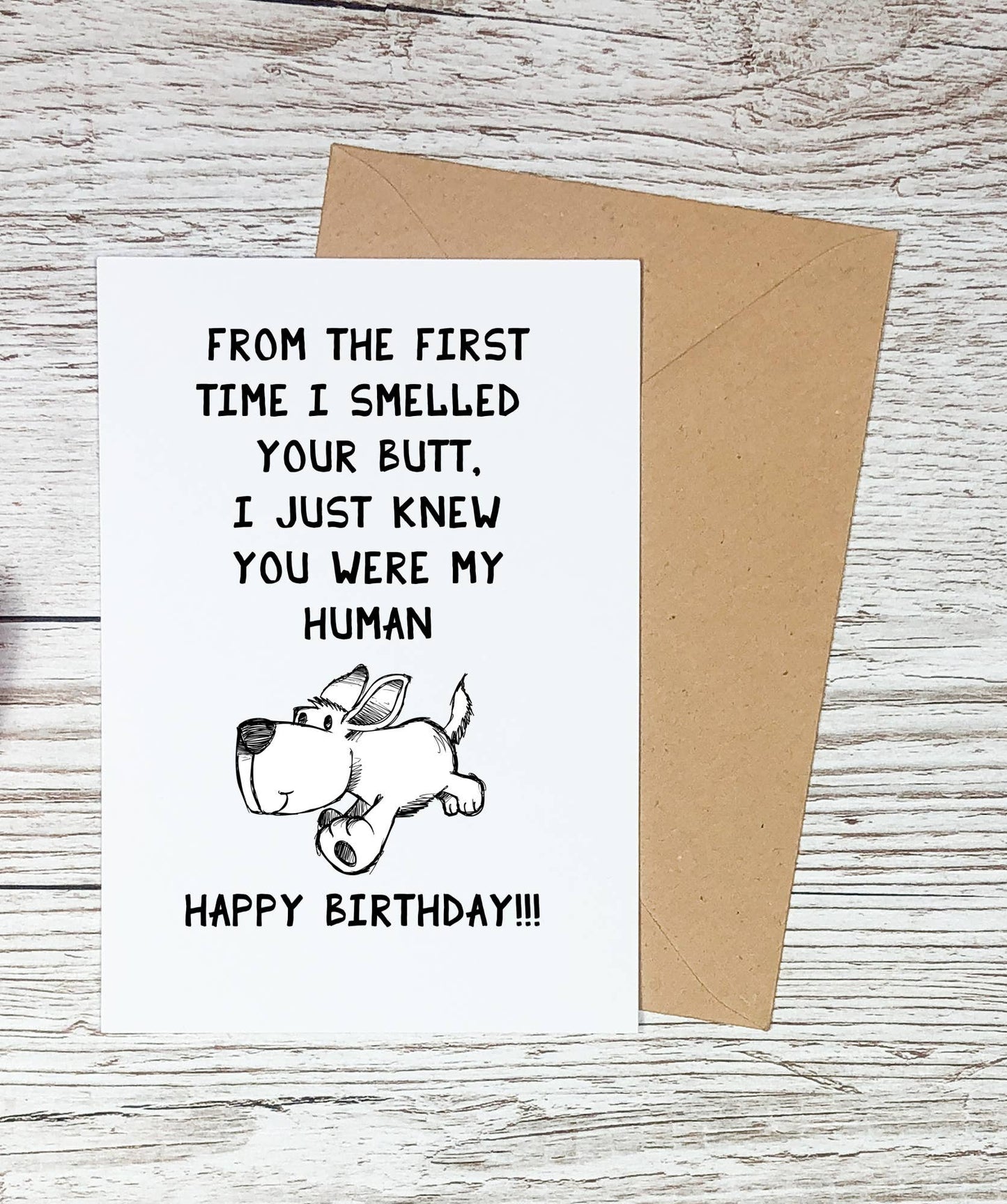 Sorry Not Sorry Co Sorry Not Sorry Co - Happy Birthday From The Dog Card