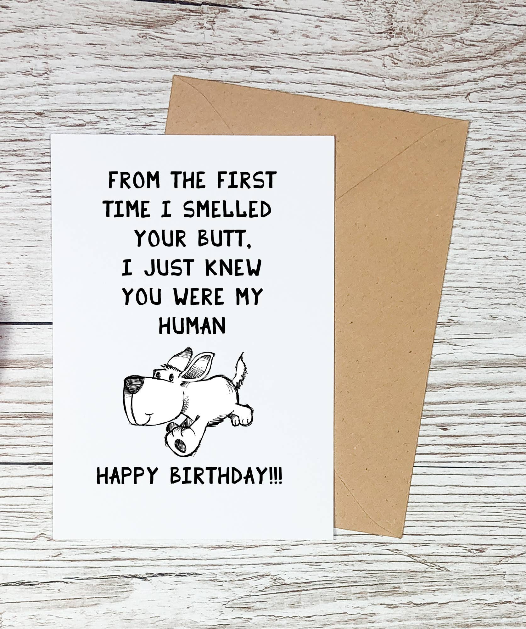 Sorry Not Sorry Co Sorry Not Sorry Co - Happy Birthday From The Dog Card