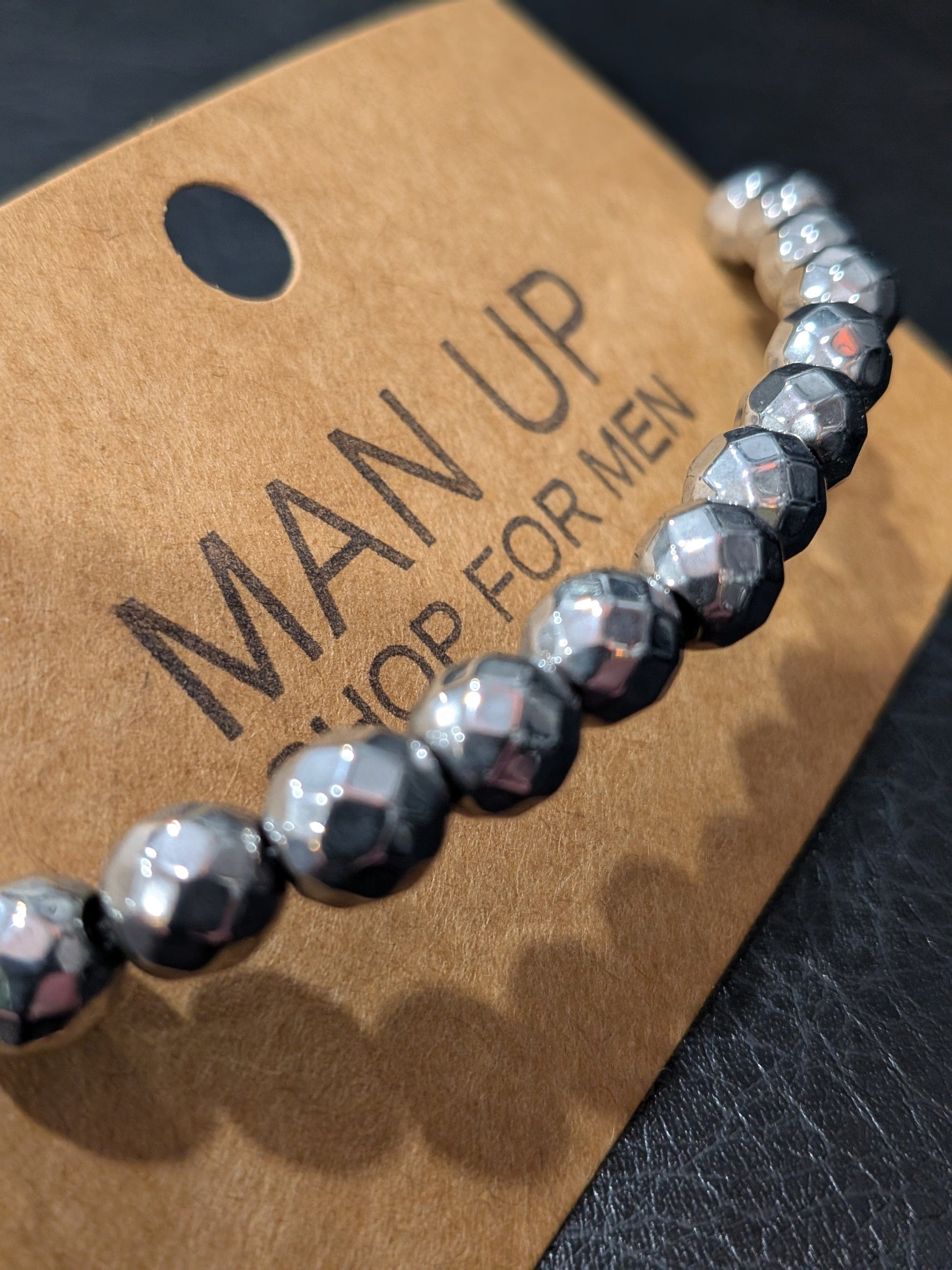 Sparkles for Smiles Bracelet Hematite Beaded bracelet