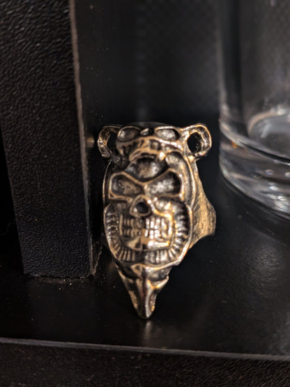 Sparkles for Smiles Mens Rings Plague Doctor Skull Ring