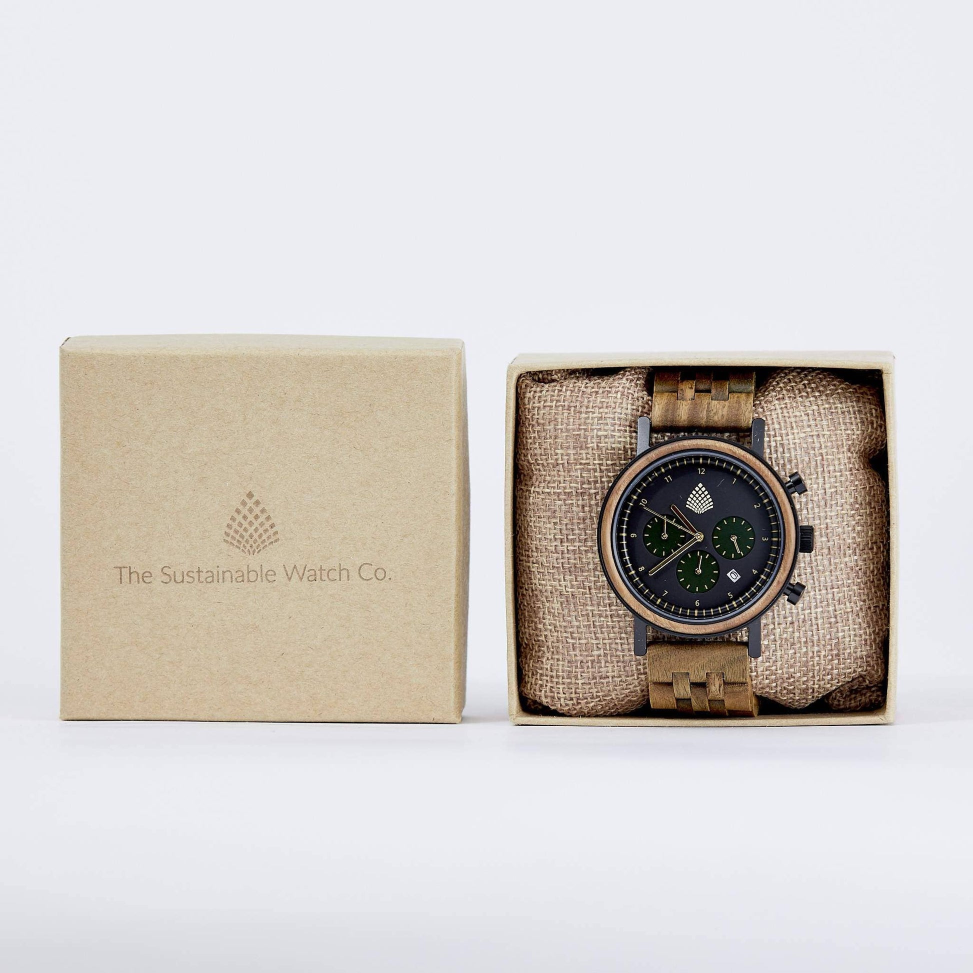 The Sustainable Watch Company The Sustainable Watch Company - The Cedar - Handmade Recycled Wood Wristwatch