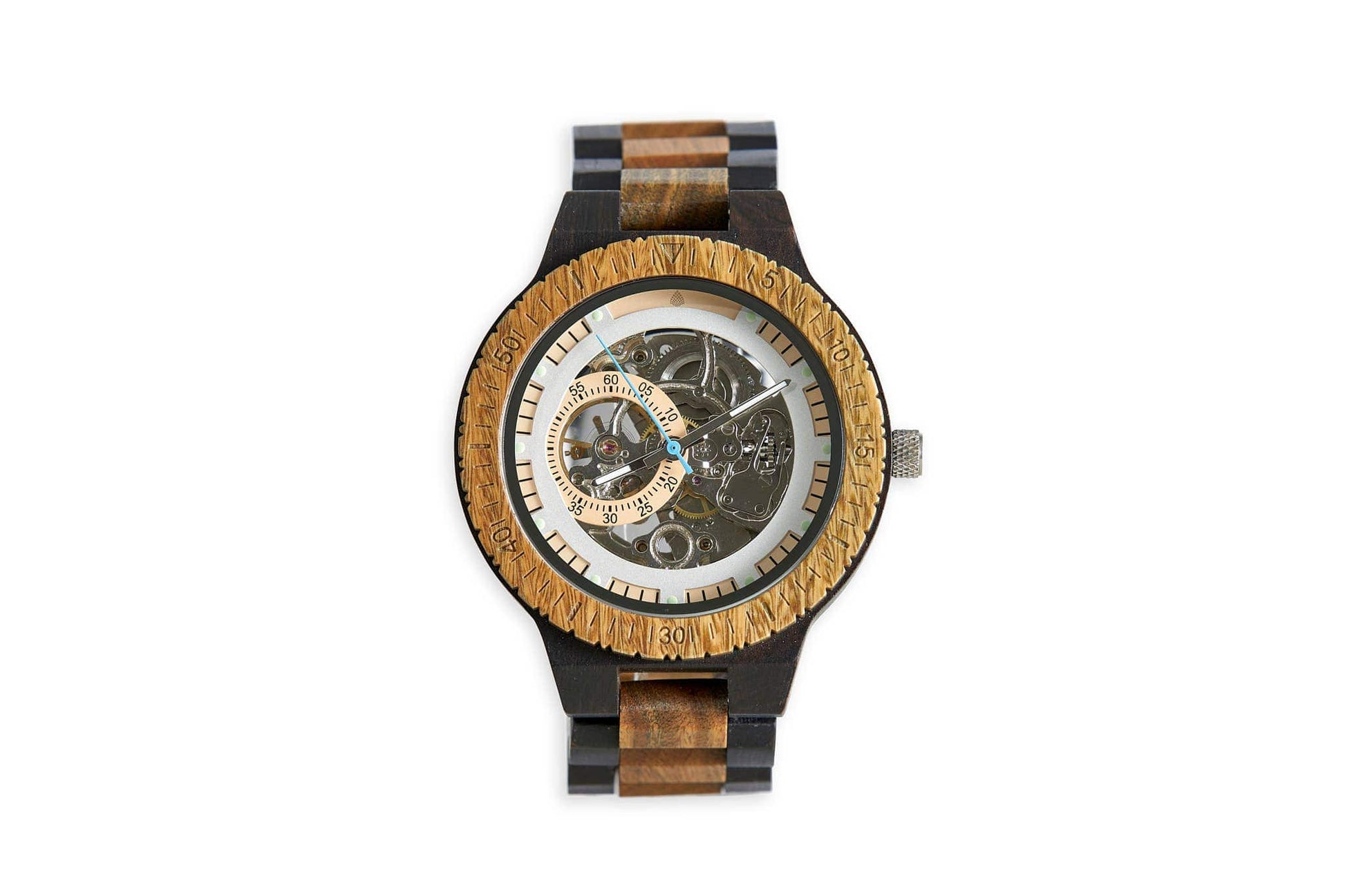 The Sustainable Watch Company The Sustainable Watch Company - The Hemlock - Handmade Recycled Natural Wood Wristwatch