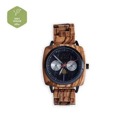 The Sustainable Watch Company The Sustainable Watch Company - The Oak - Handmade Wood Watch for Men - Eco-friendly & Vegan