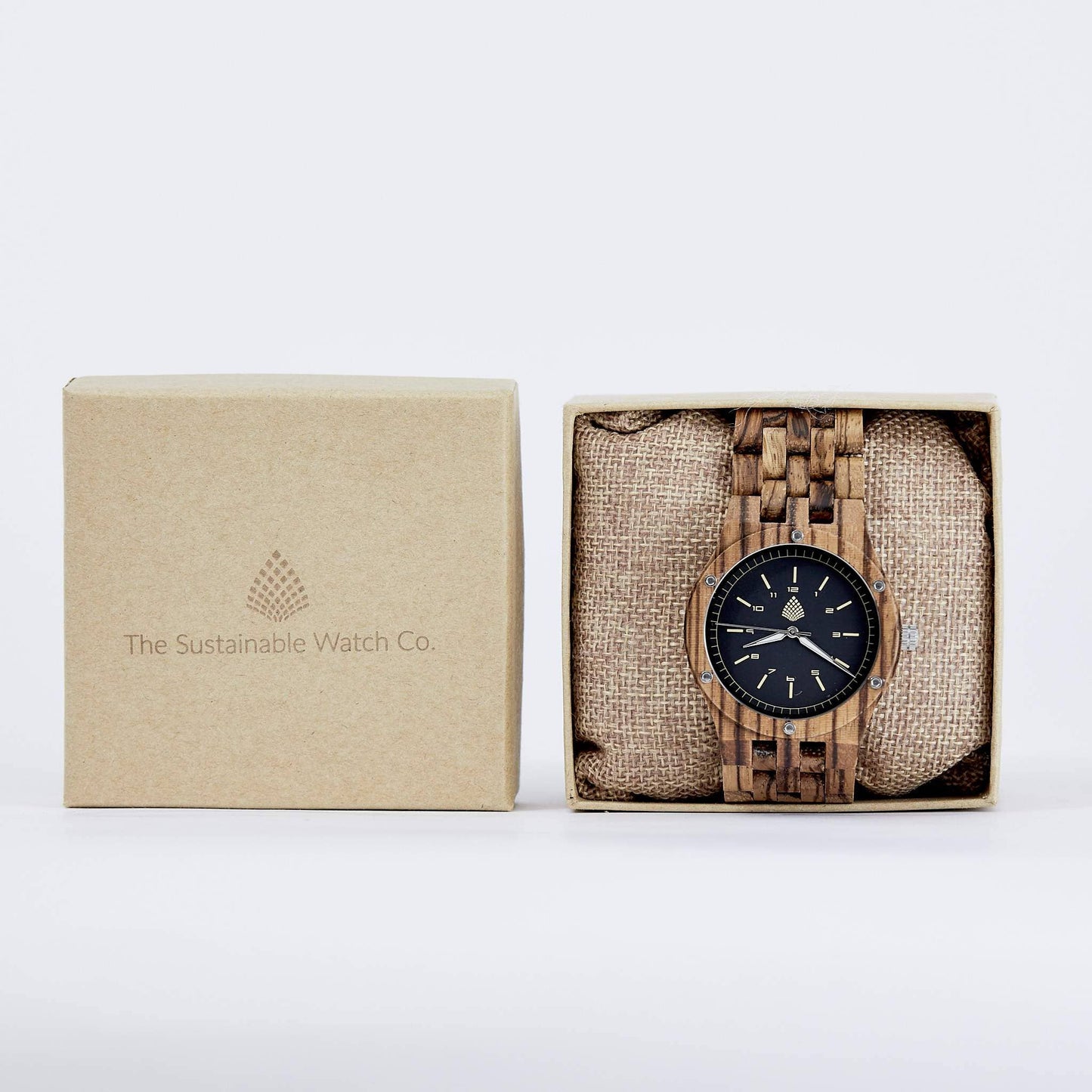 The Sustainable Watch Company The Sustainable Watch Company - The Yew - Handmade Recycled Wood Wristwatch