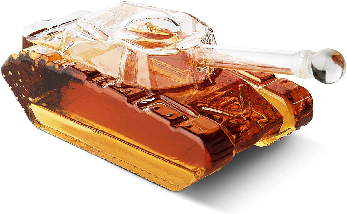 The Wine Savant / Khen Glassware Bar Decanter The Wine Savant /  Khen Glassware - Tank Whiskey Decanter - 1000ml