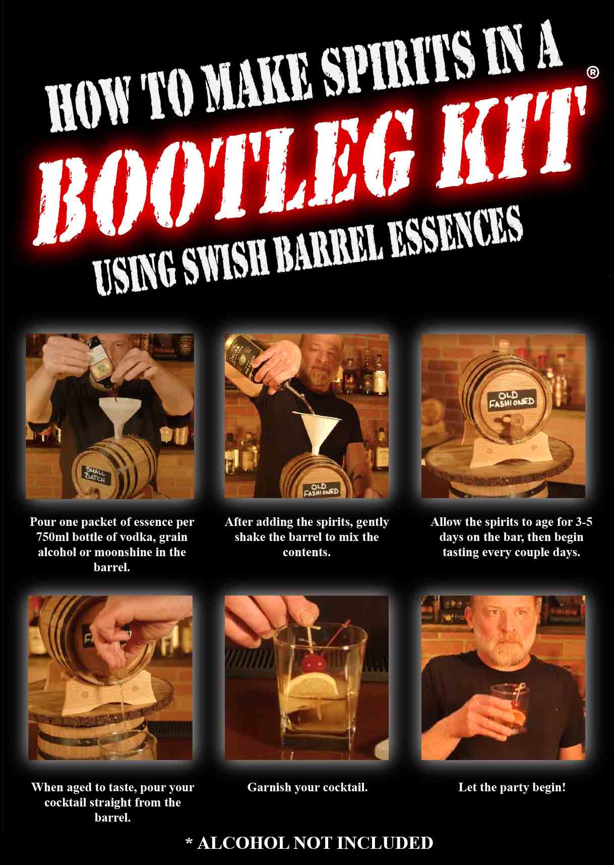 ThousandOaksBarrelCo. Bootleg Kit - American Craft Collection Whiskey Making Kit