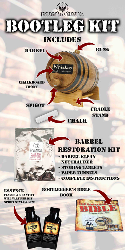 ThousandOaksBarrelCo. Bootleg Kit - American Craft Collection Whiskey Making Kit