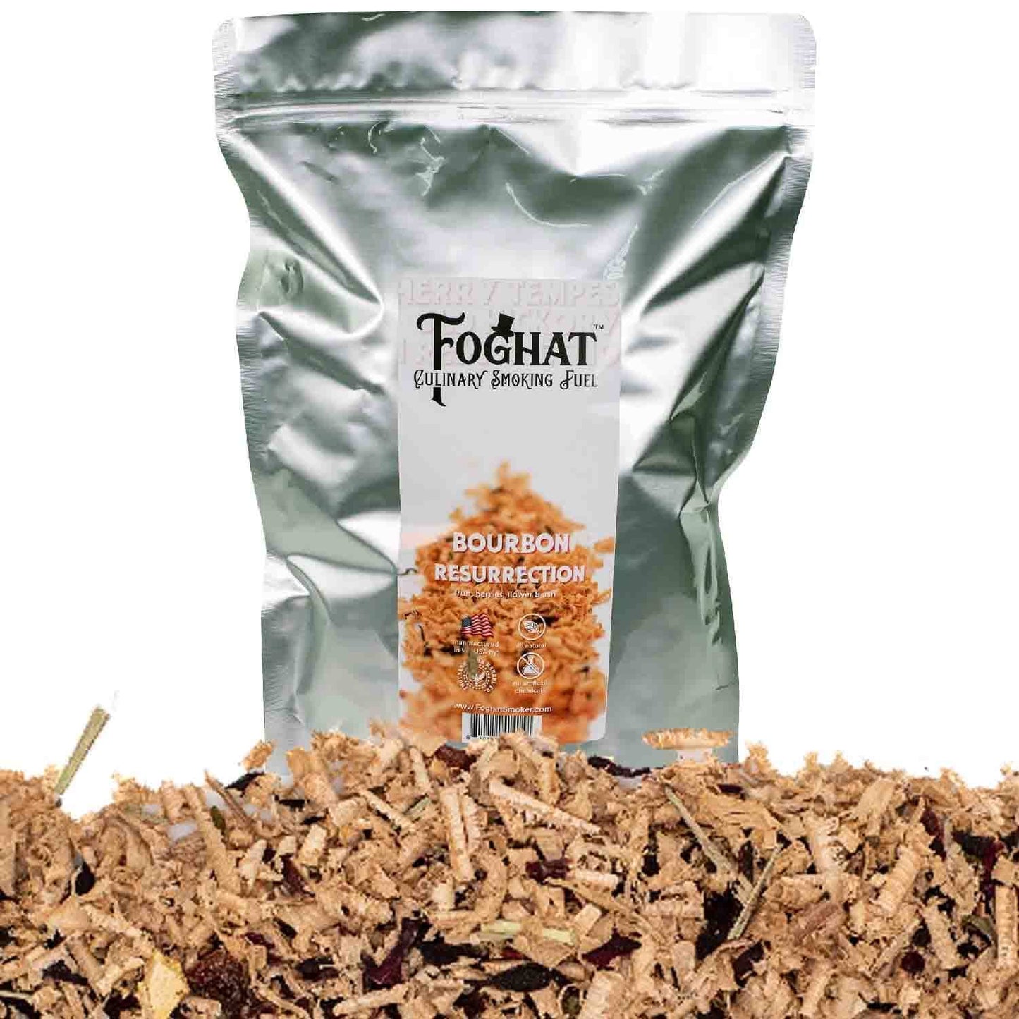 ThousandOaksBarrelCo. Bourbon Resurrection - Foghat Culinary Smoking Fuel: 4oz