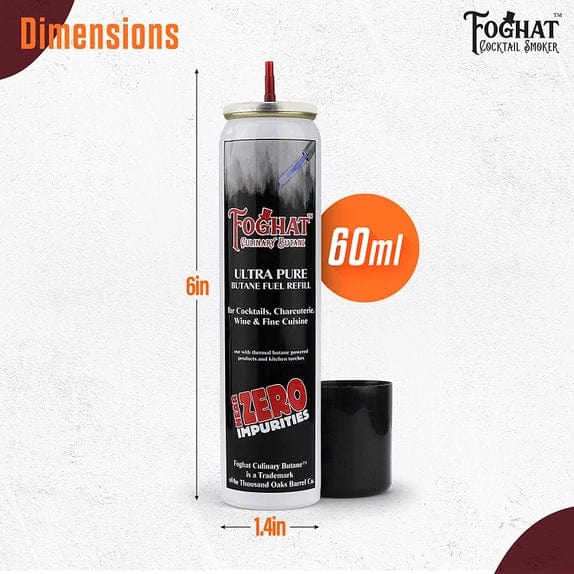 ThousandOaksBarrelCo. Butane Refill Foghat™ Culinary Butane - Odorless & Tasteless