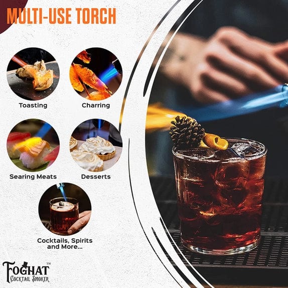 ThousandOaksBarrelCo. Culinary Torch Foghat™ Culinary Smoking Torch