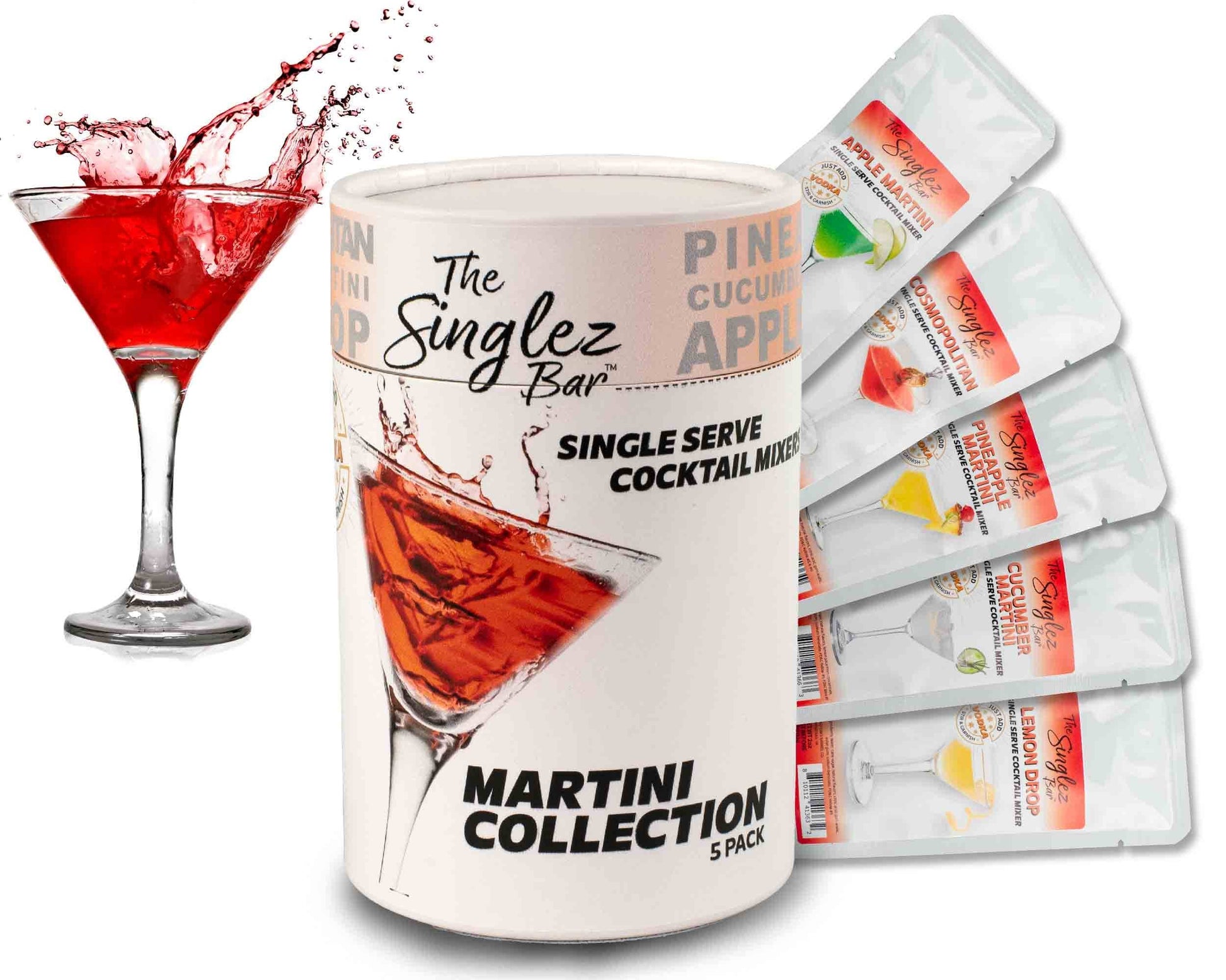 ThousandOaksBarrelCo. ThousandOaksBarrelCo. - Singlez Bar Martini Collection- 5-Pack Single Serve Mixers