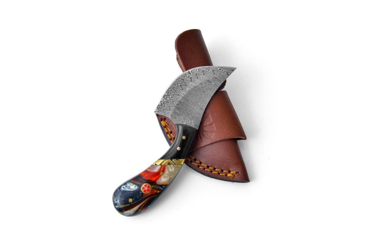 Titan International Titan International - Damascus Curve Utility Knife