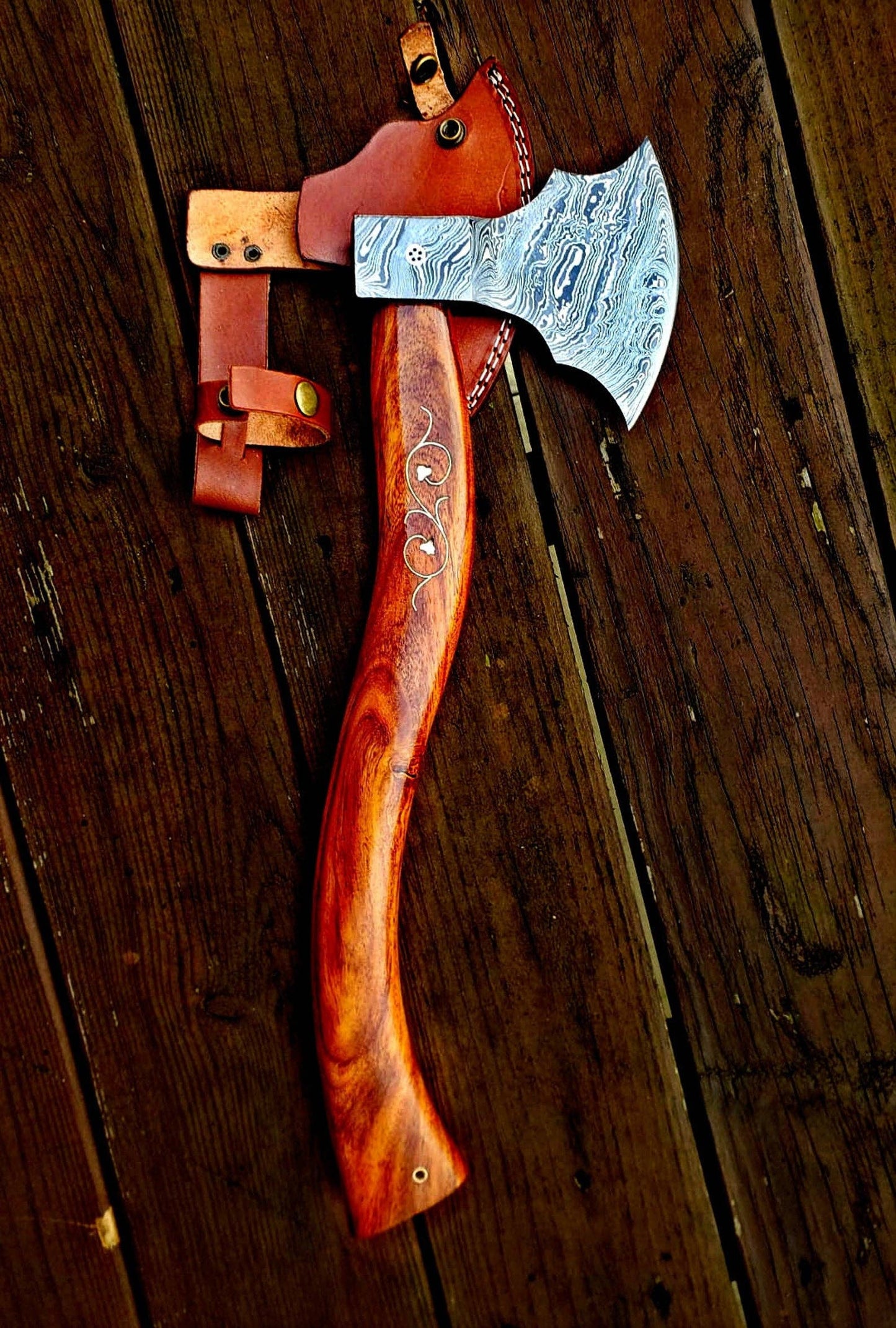 Titan International Titan International - Damascus handmade Ace by Titan International Knives