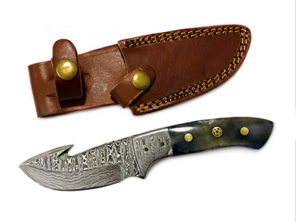 Titan International Titan International - Damascus Skinning Gut hook, Hunting knife  TD-221