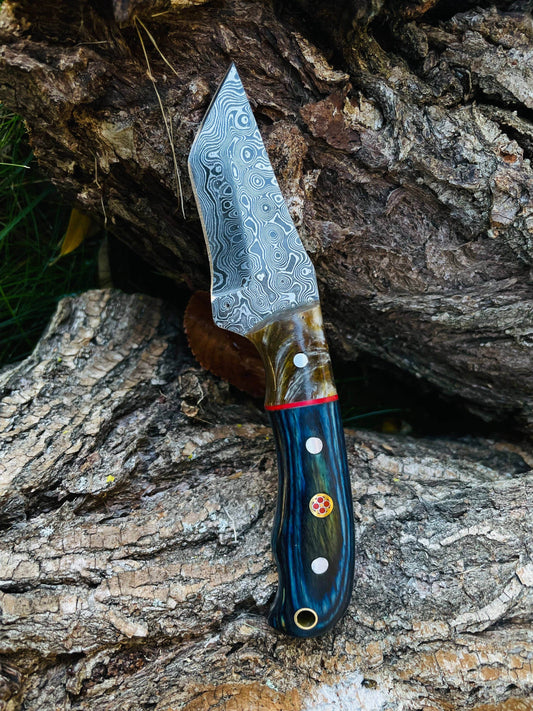 Titan International Titan International - Damascus Steel EDC Style Tanto Oda TK-055