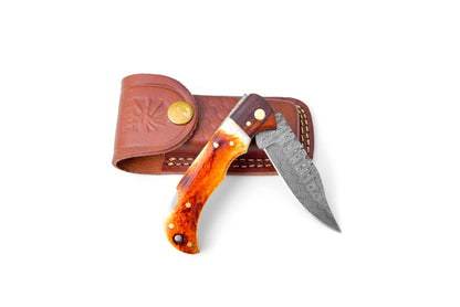 Titan International Titan International - Damascus steel pocket knife Limited Run TF-070